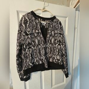 Calvin Klein Stylish Black and White Women's Jacket